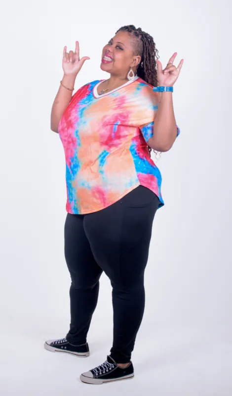 Short Sleeve Tie Dye T-shirt sold by Hey Peach