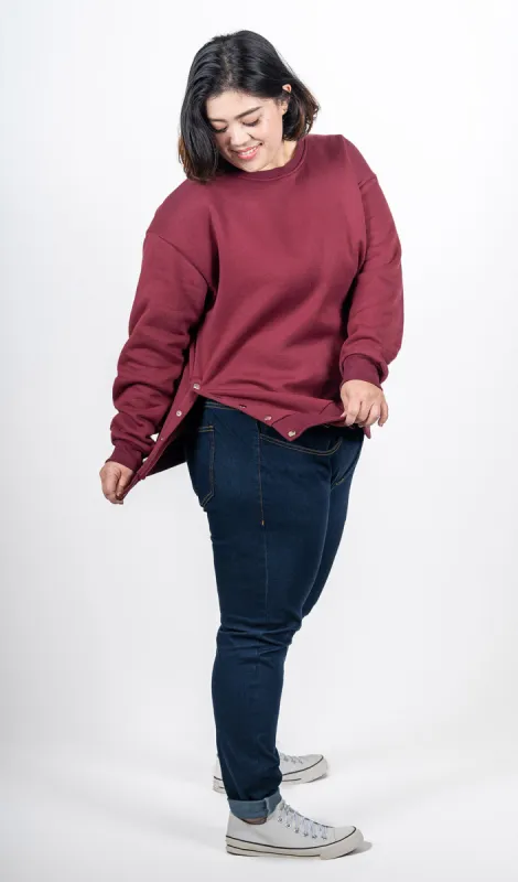 Snap Sweatshirt sold by Hey Peach