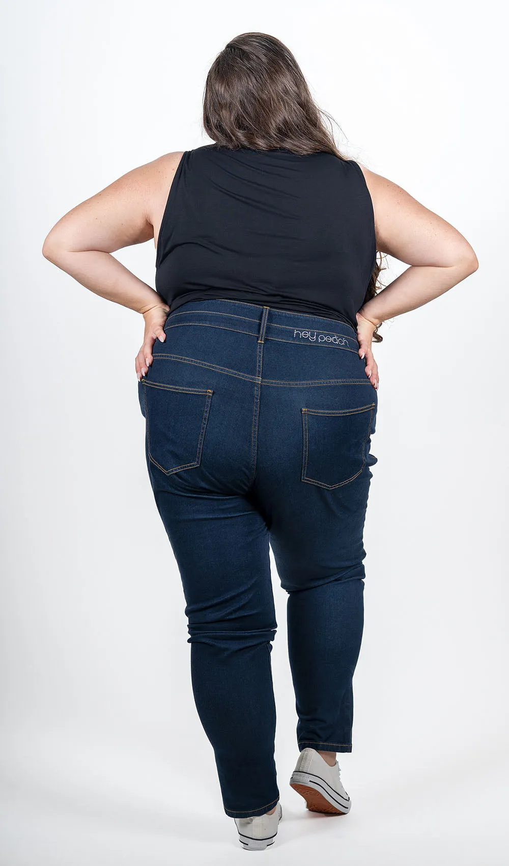 All The Things Skinny Jeans - Dark Blue sold by Hey Peach product image thumbnail 3