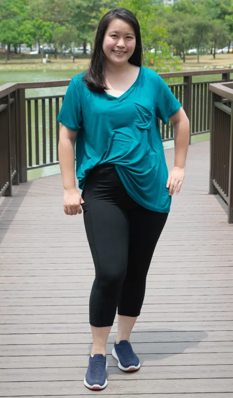 Black Capri Leggings OG made by Hey Peach