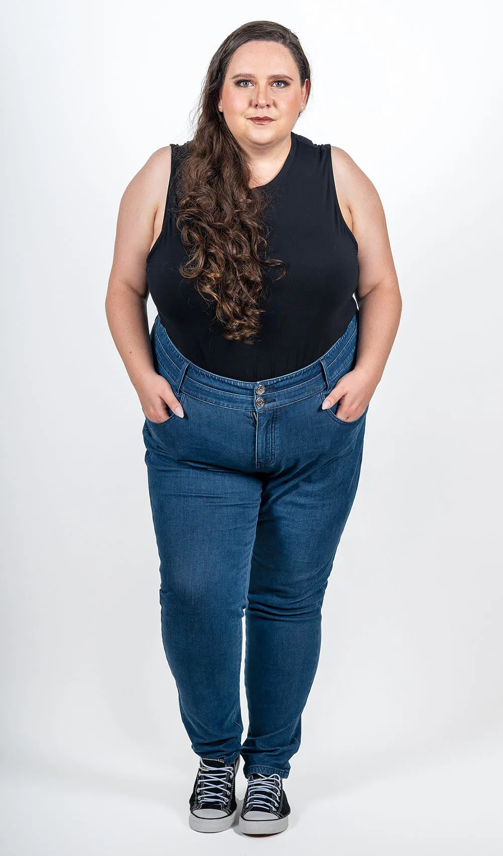 All The Things Skinny Jeans - Mid Blue sold by Hey Peach product image thumbnail 4