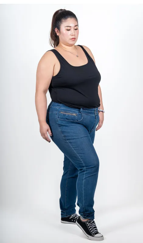 All The Things Skinny Jeans - Mid Blue sold by Hey Peach