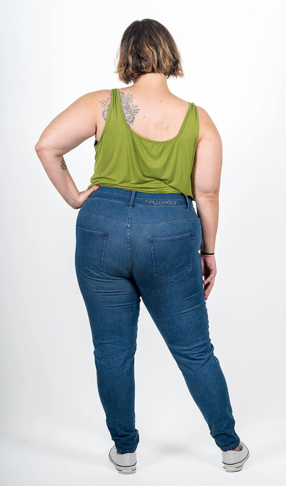 All The Things Skinny Jeans - Mid Blue sold by Hey Peach product image thumbnail 3