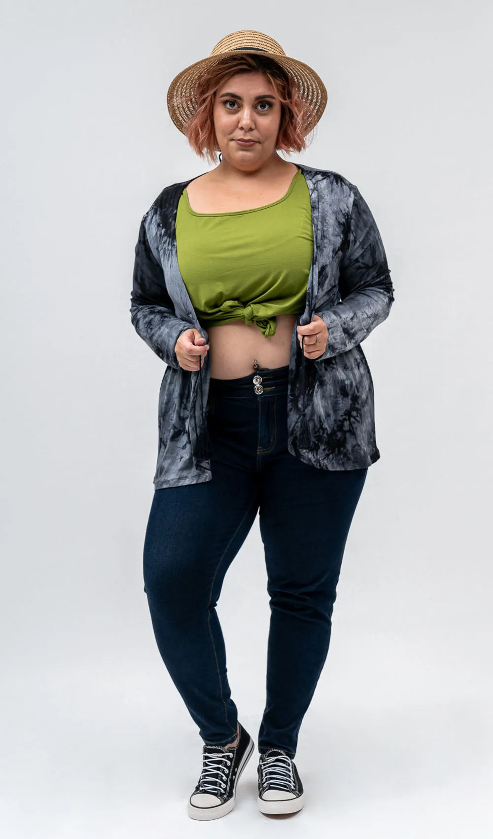 Black Tie Dye Cardigan sold by Hey Peach product image thumbnail 5