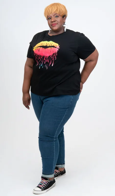 Lips Tee sold by Hey Peach
