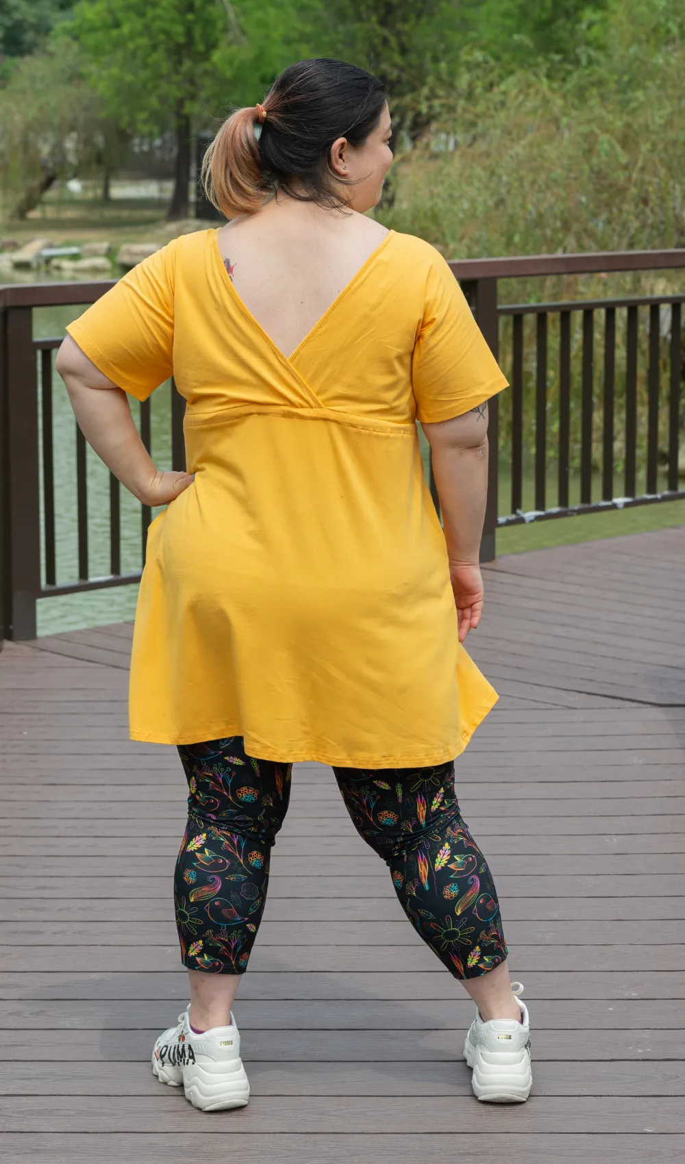 Sweet Tweet Capri Leggings sold by Hey Peach product image thumbnail 2