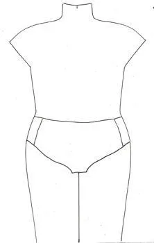 Bottom with Stripes - Medium Cut Leg sold by Love Your Peaches product image thumbnail 2