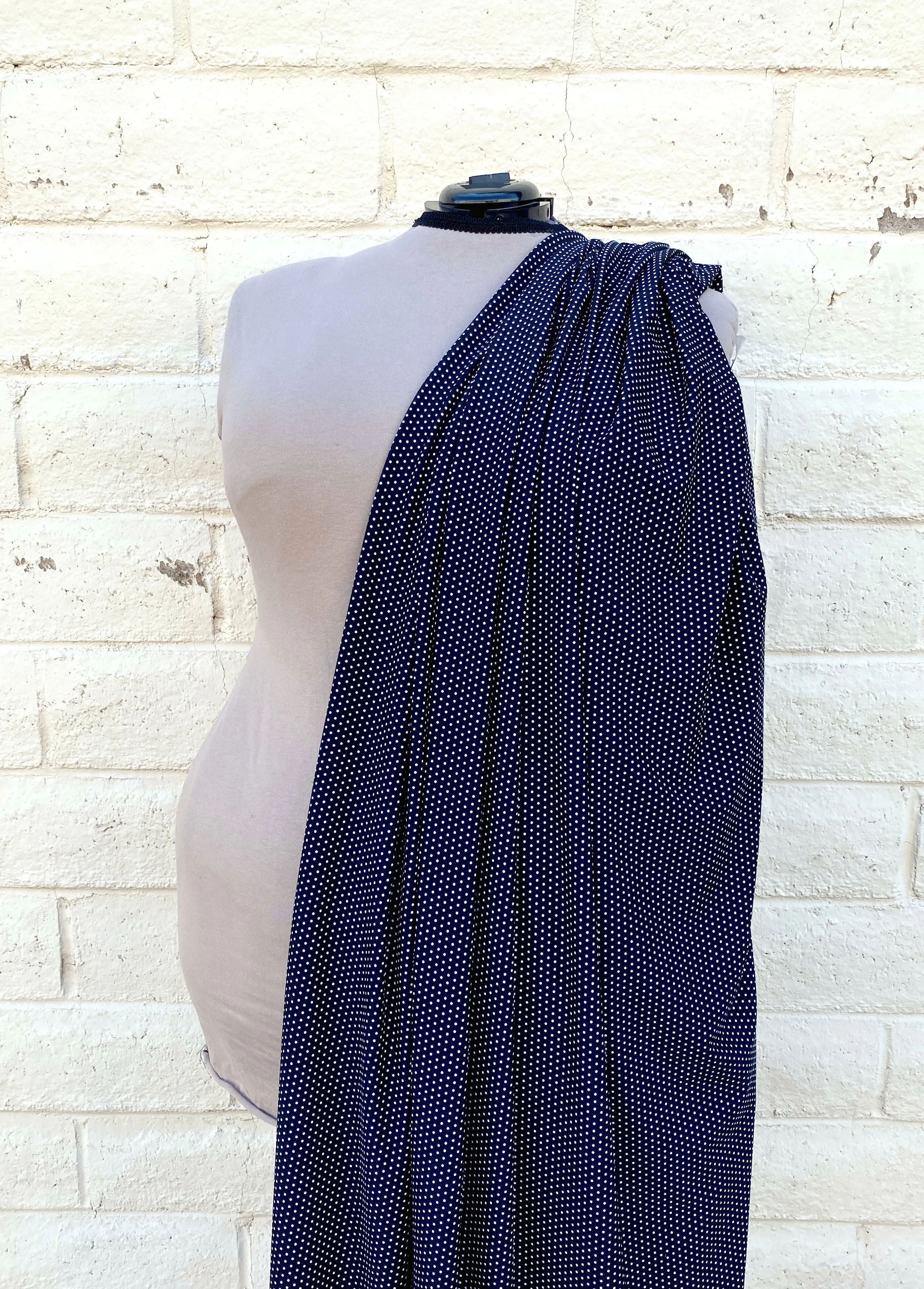 SW - Swimsuit Fabric - black swiss dot sold by Love Your Peaches product image thumbnail 2