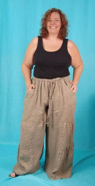 Tiered Palazzo Pants sold by Love Your Peaches product image thumbnail 4