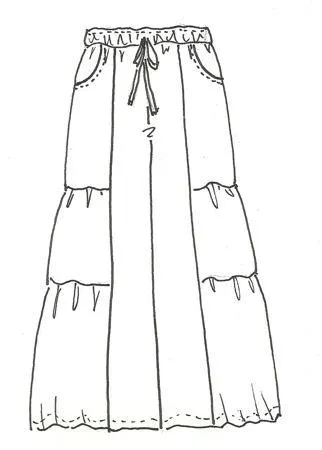 Tiered Palazzo Pants sold by Love Your Peaches product image thumbnail 5