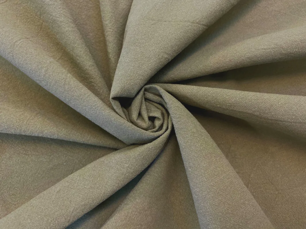 C2 - Cotton Crinkle Premium Weight - olive ** sold by Love Your Peaches