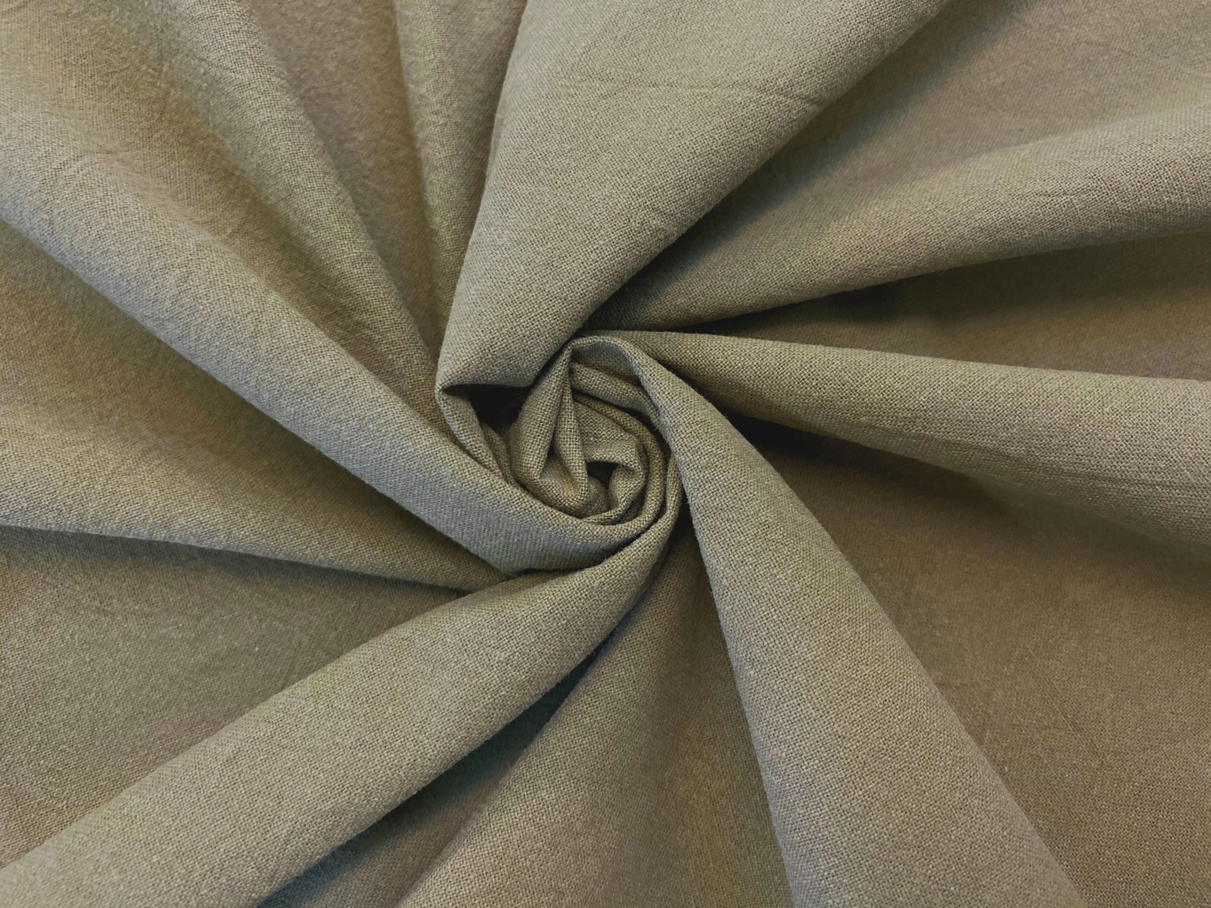 C2 - Cotton Crinkle Premium Weight - olive ** sold by Love Your Peaches