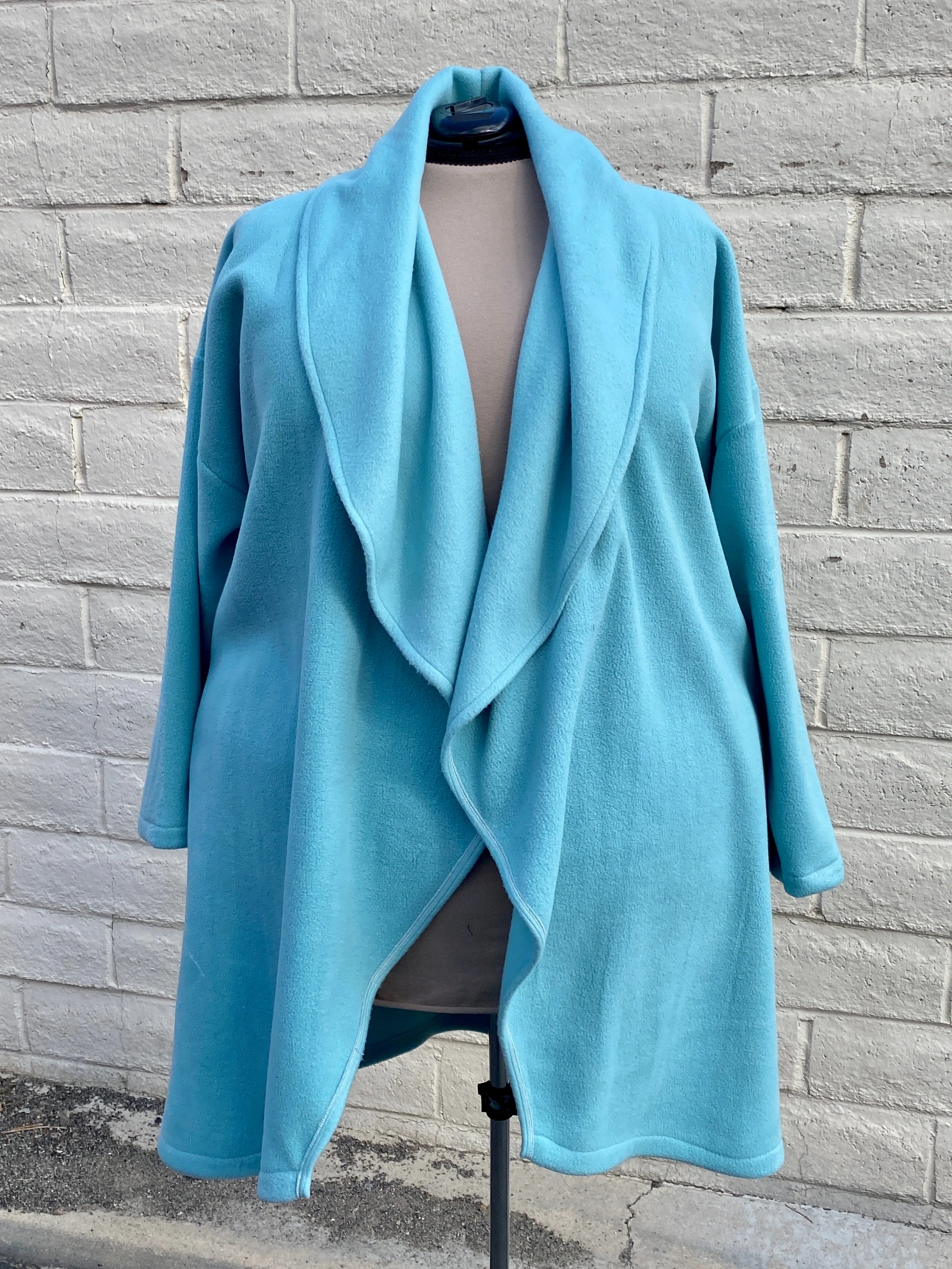 Cozy Coat - size Small - Aqua Haze sold by Love Your Peaches