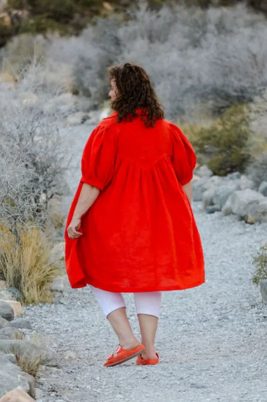 Puff Sleeve Panama Tunic sold by Love Your Peaches