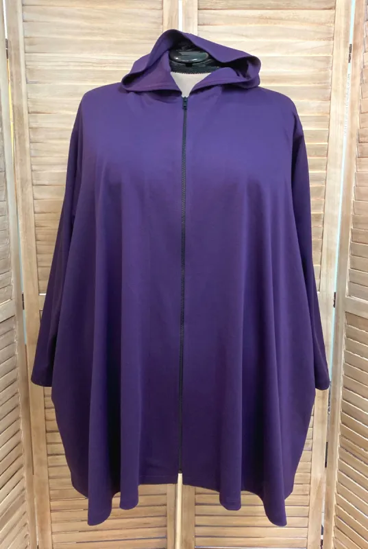 A-line Hooded Jacket - sweater and fleece fabrics sold by Love Your Peaches