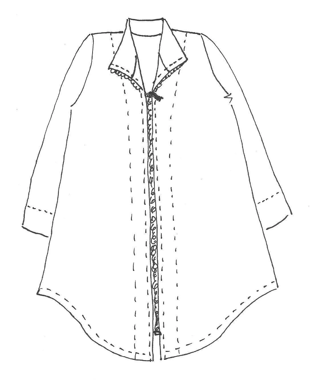 Full Zip Collar Jacket sold by Love Your Peaches product image thumbnail 2