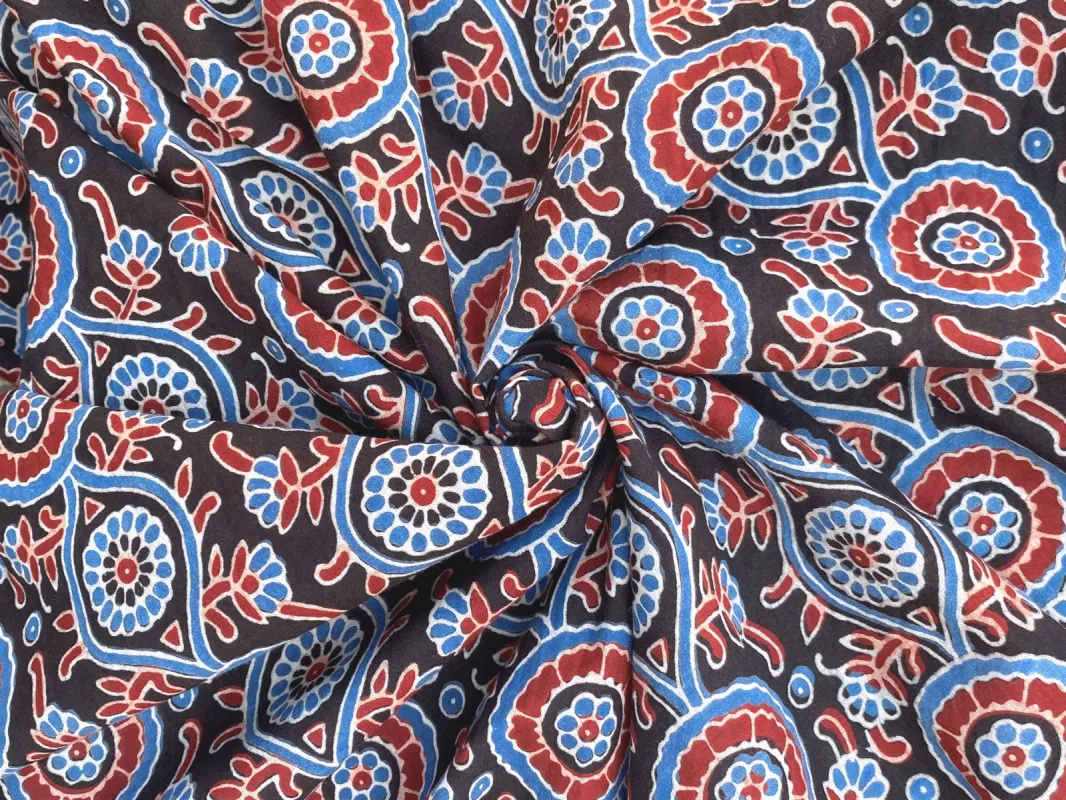C26.7 - Hand Printed Cotton Cambric - Marrakesh *** sold by Love Your Peaches