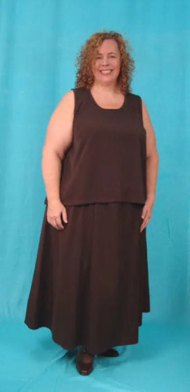 A-Line 6-Gore Skirt - stretch woven suitings sold by Love Your Peaches