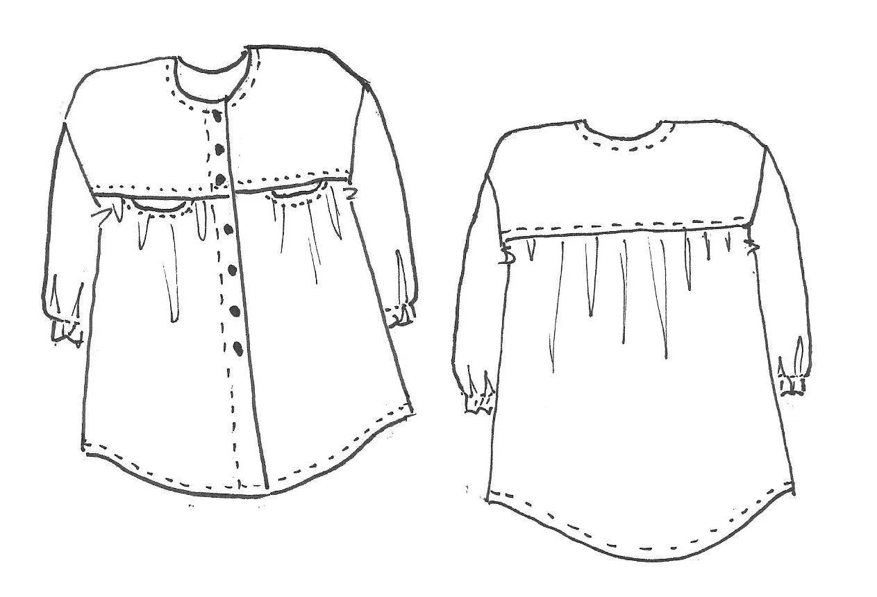 New Artist Shirt - 5x/6x - Cotton Chambray ** sold by Love Your Peaches product image thumbnail 2