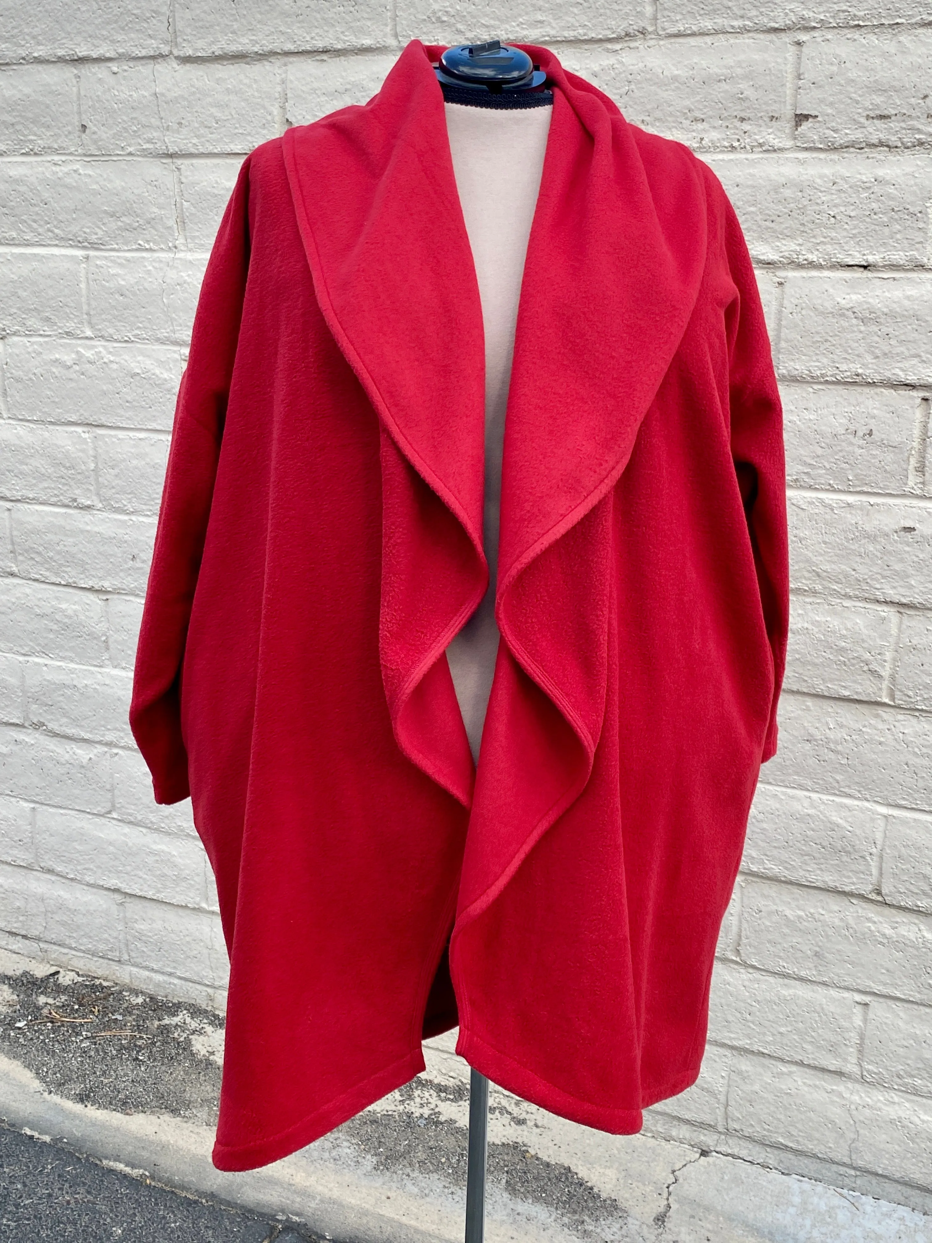 Cozy Coat - size Small - Rhubarb Red sold by Love Your Peaches