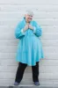 Swing Sweater with Wrap Collar sold by Love Your Peaches