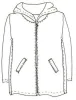 Hooded Jacket with Stripe - Cotton Jersey Knits sold by Love Your Peaches
