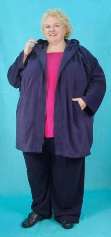 Hooded Jacket - sweater and fleece fabrics sold by Love Your Peaches