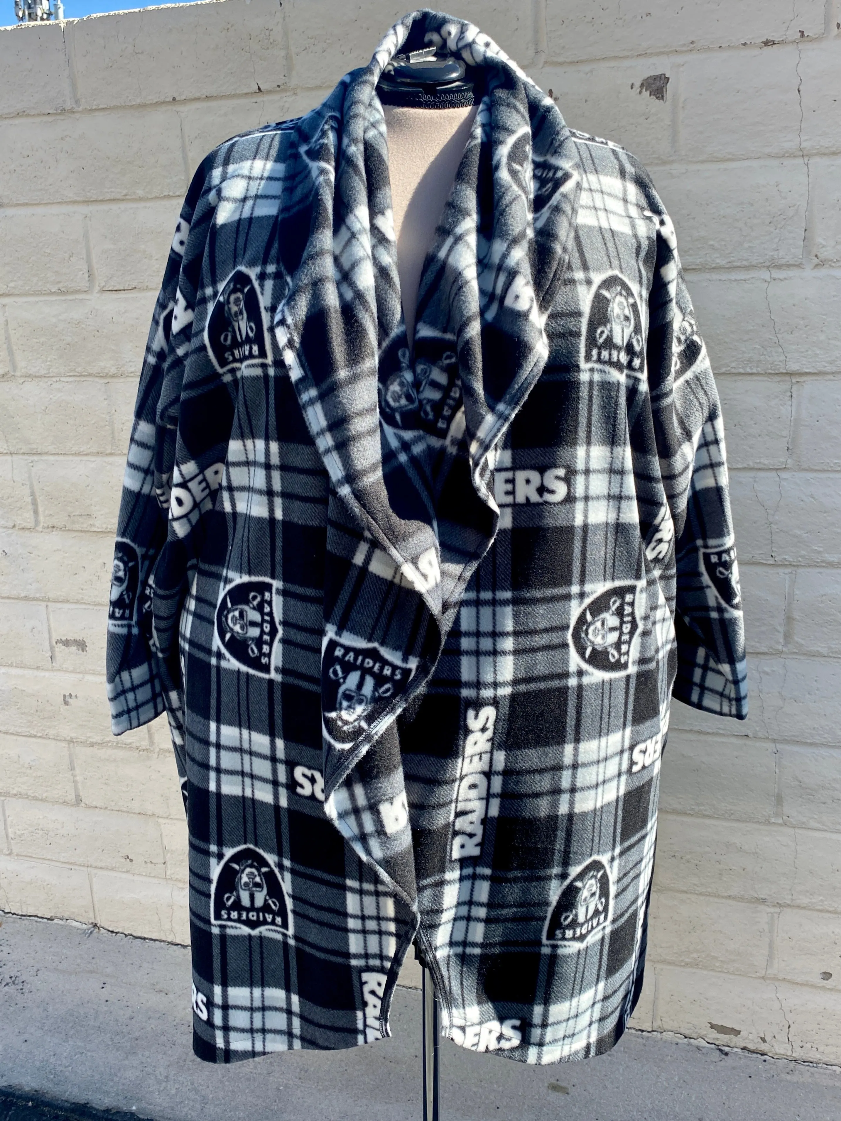 Cozy Coat - size Small - Raiders sold by Love Your Peaches