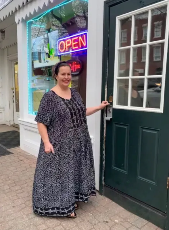 Serenity Dress - woven fabrics sold by Love Your Peaches