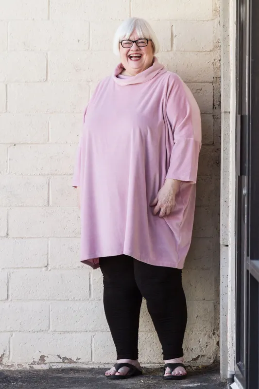 Roll Neck Tunic - sweater fabrics sold by Love Your Peaches