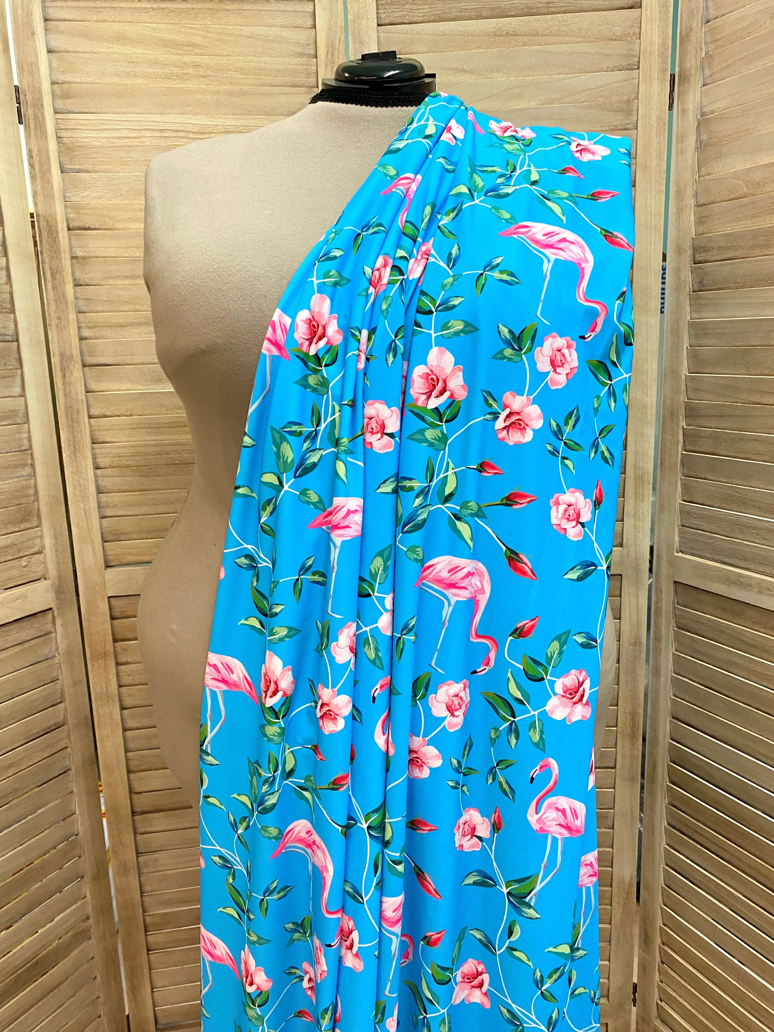 SW - Swimsuit Fabric - flamingo sold by Love Your Peaches product image thumbnail 2