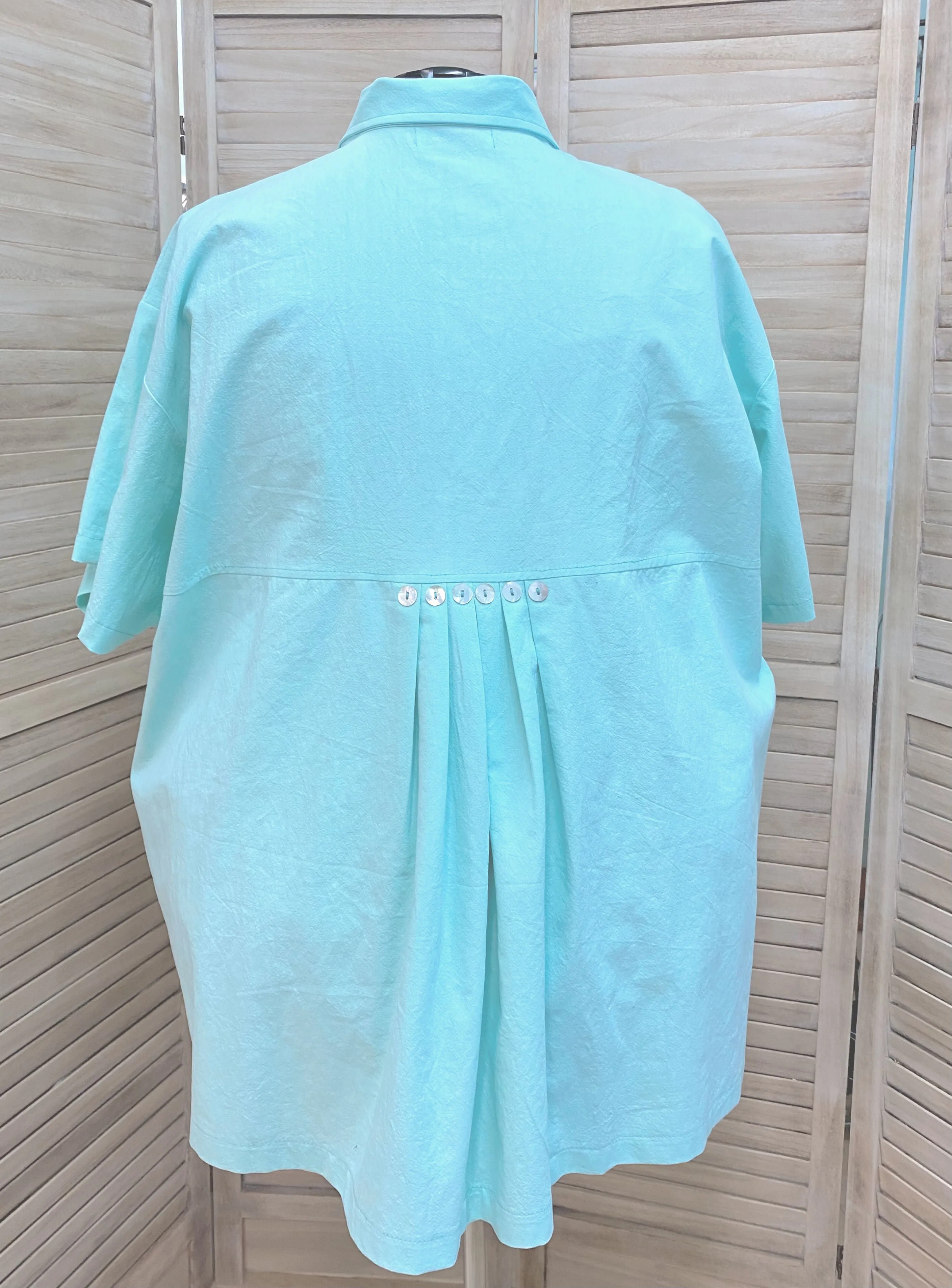 Back Pleat Shirt sold by Love Your Peaches