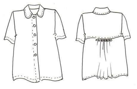 Back Pleat Shirt sold by Love Your Peaches product image thumbnail 4