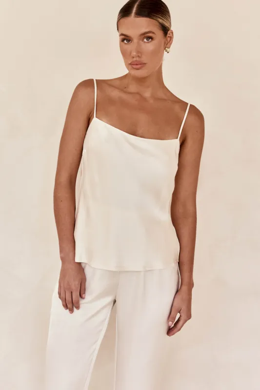 Bennett Top (Cream) sold by Runway Scout