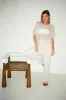 Celia Knit Pant (Beige) sold by Runway Scout