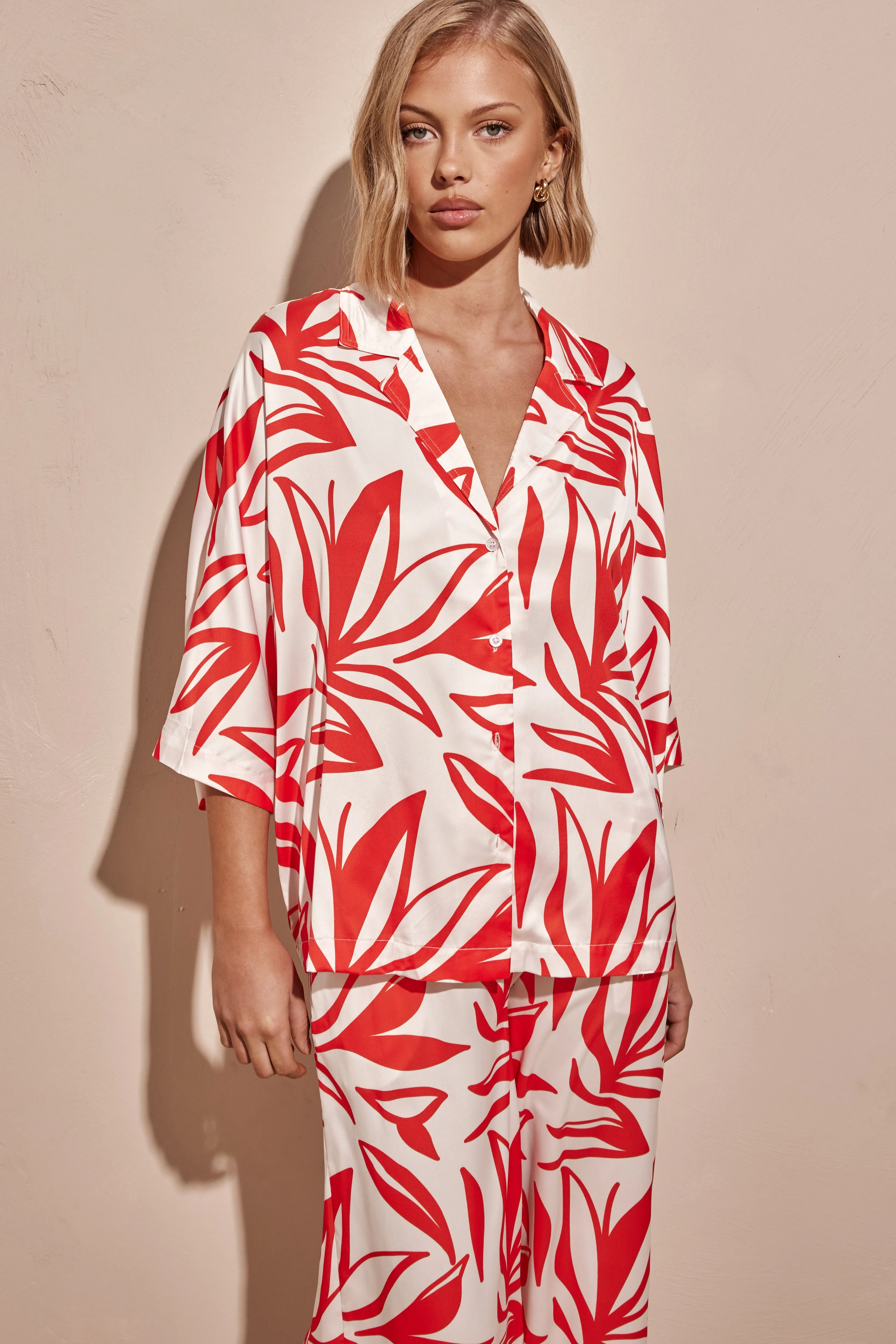 Bloom Shirt (Red) sold by Runway Scout product image thumbnail 3