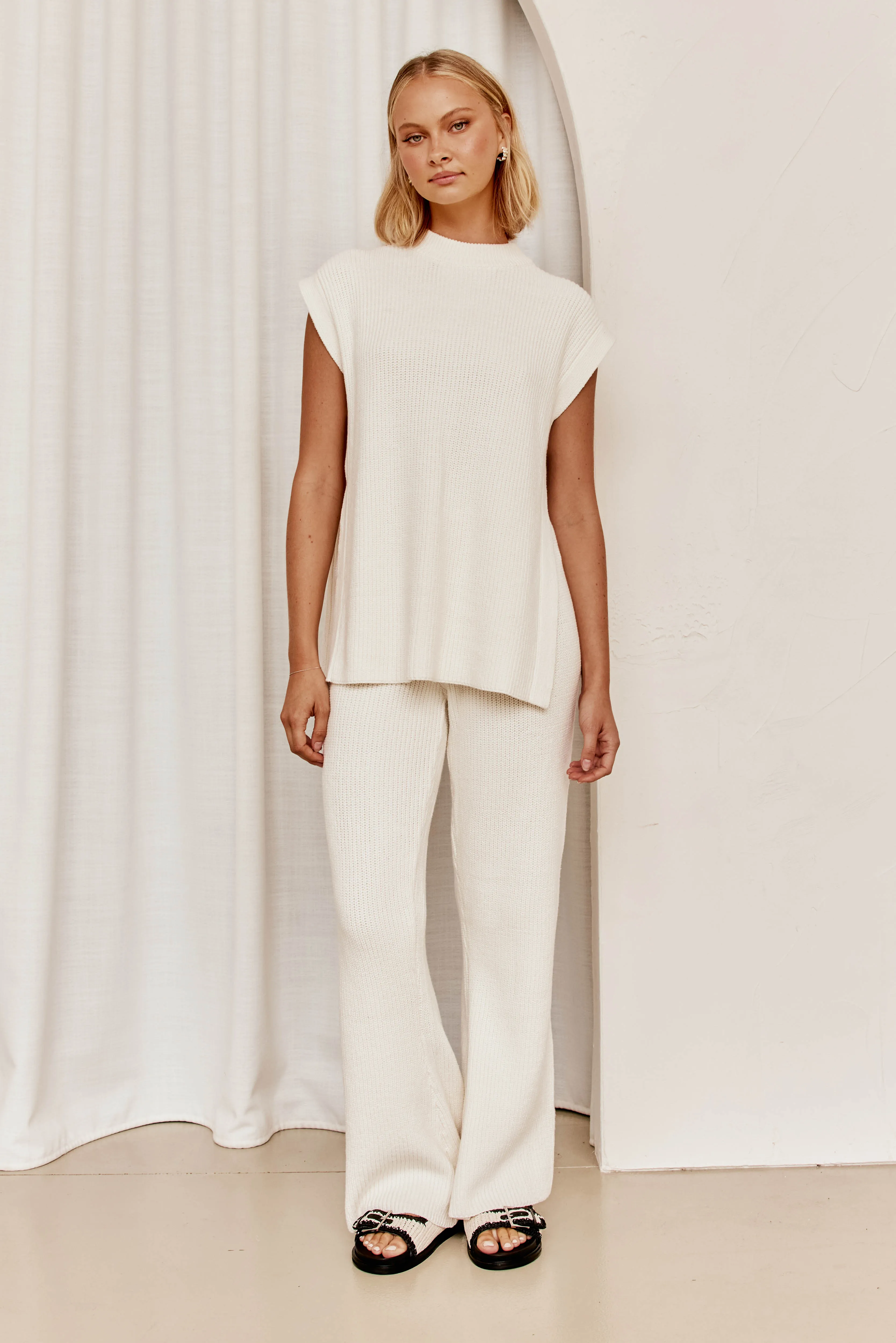 Finn Knit Top (White) sold by Runway Scout product image thumbnail 4