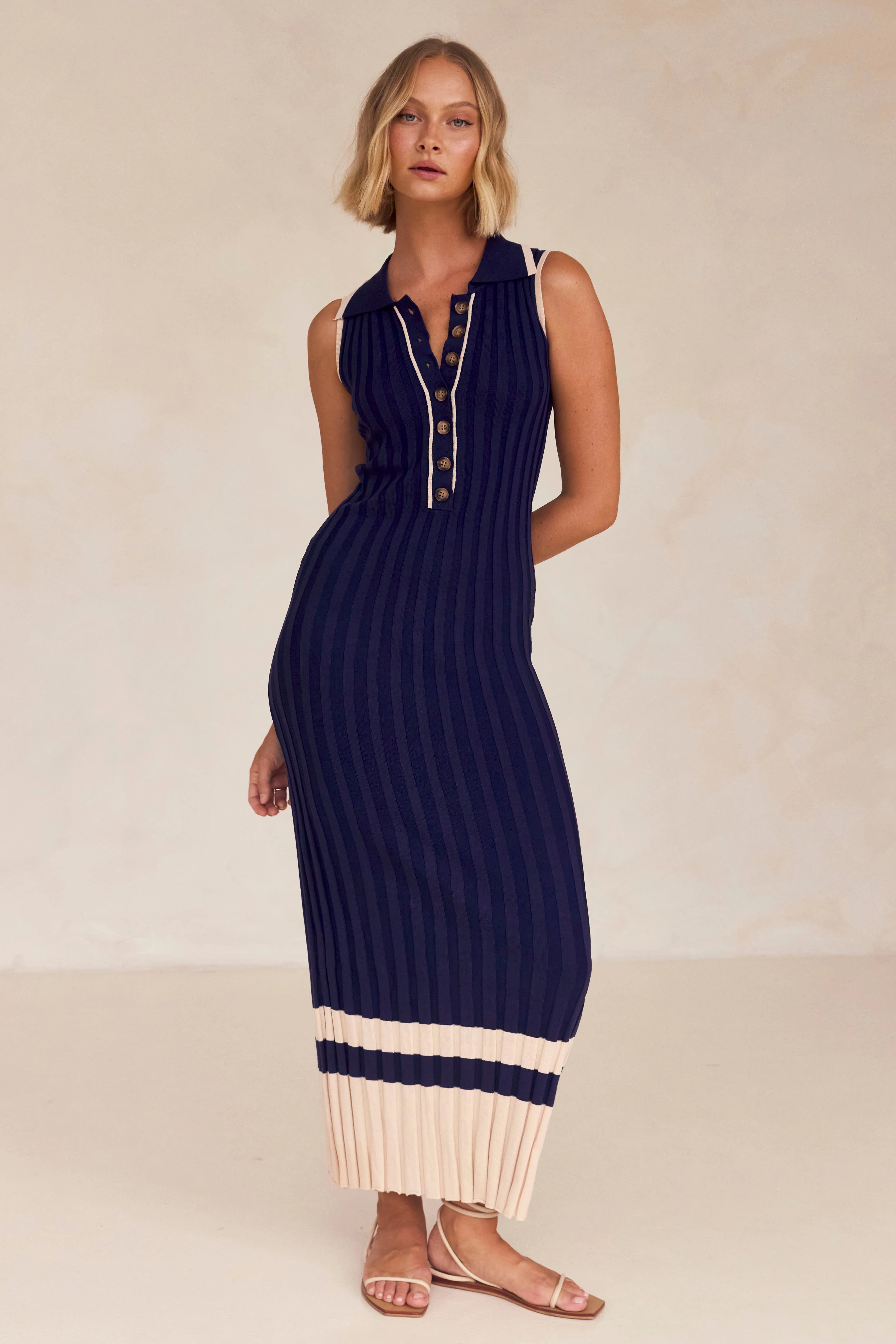 Hadley Maxi Dress (Navy) sold by Runway Scout product image thumbnail 2