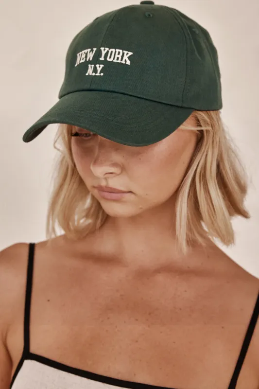 Bobbi Cap (Green) sold by Runway Scout