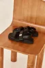 Alvina Sandal (Black) sold by Runway Scout