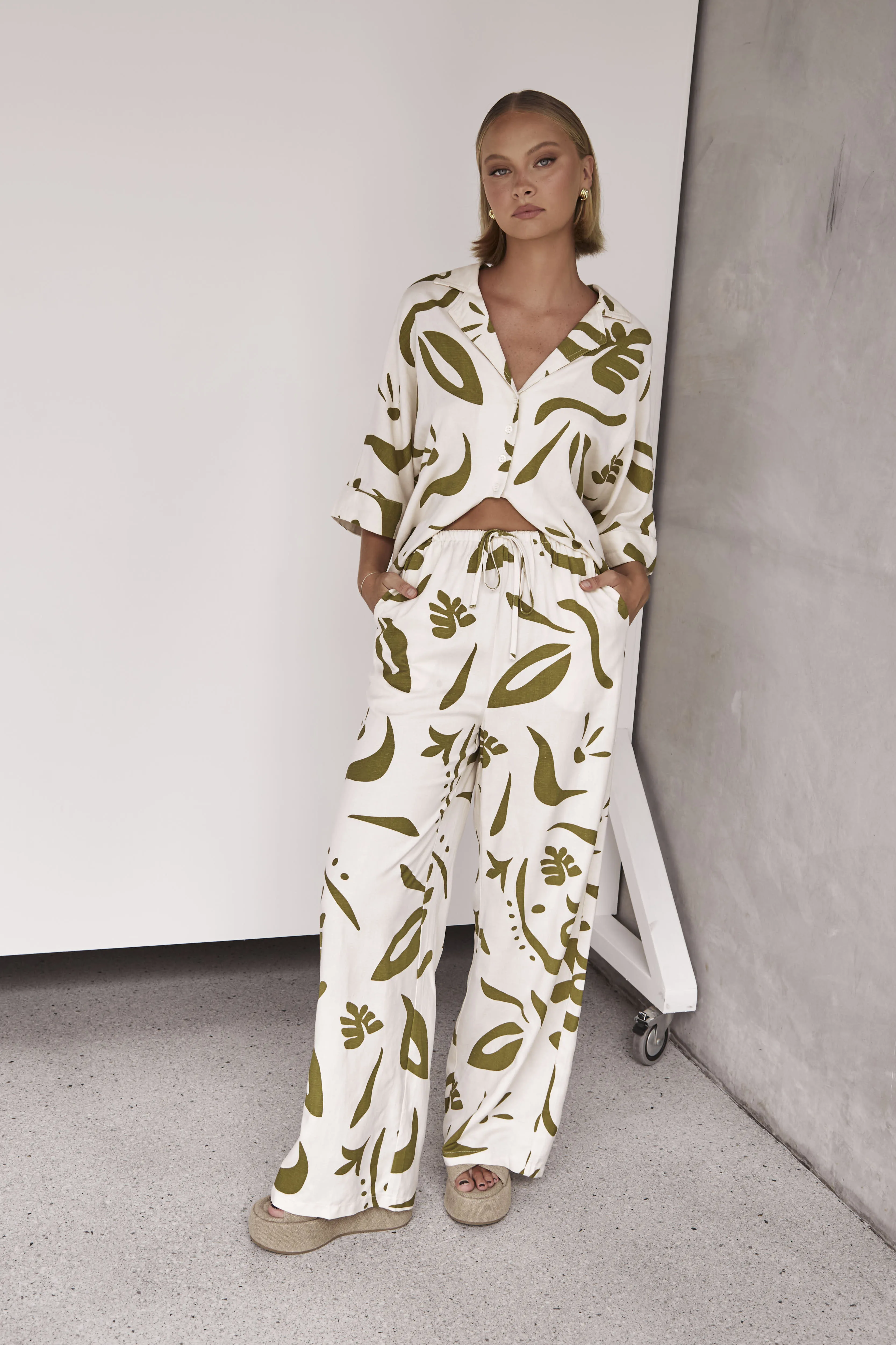 Morgan Pant (Cream) sold by Runway Scout product image thumbnail 2