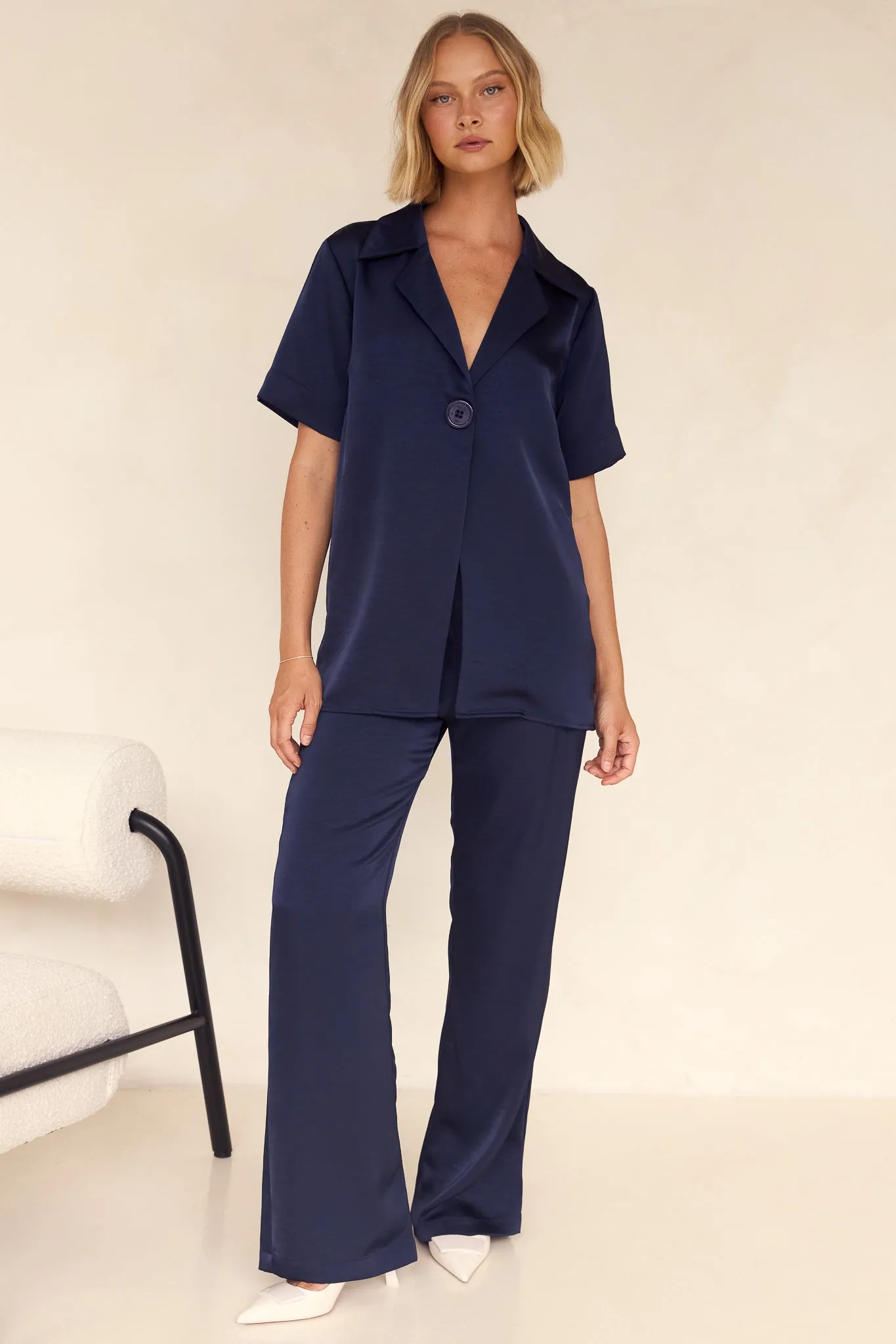 Zara Shirt (Navy) sold by Runway Scout product image thumbnail 2