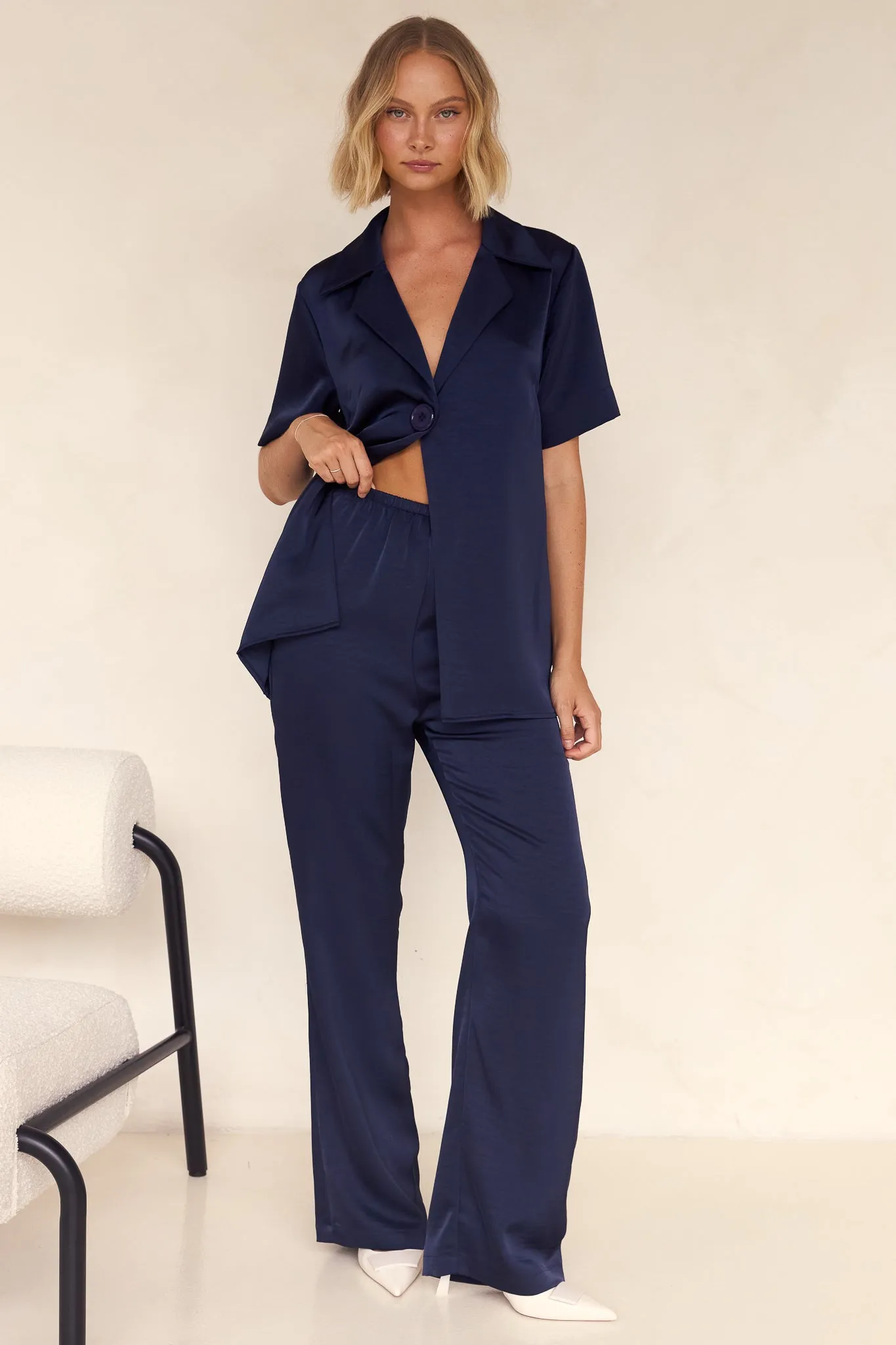 Zara Shirt (Navy) sold by Runway Scout product image thumbnail 3