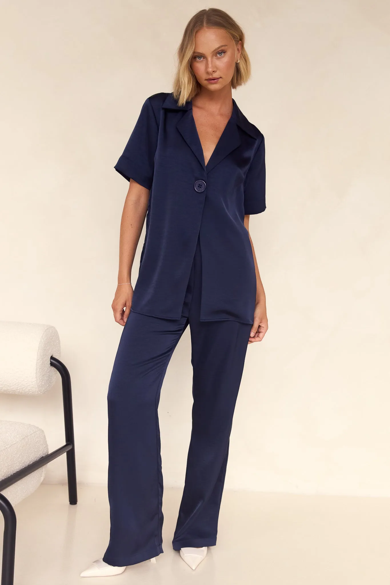 Zara Shirt (Navy) sold by Runway Scout product image thumbnail 4