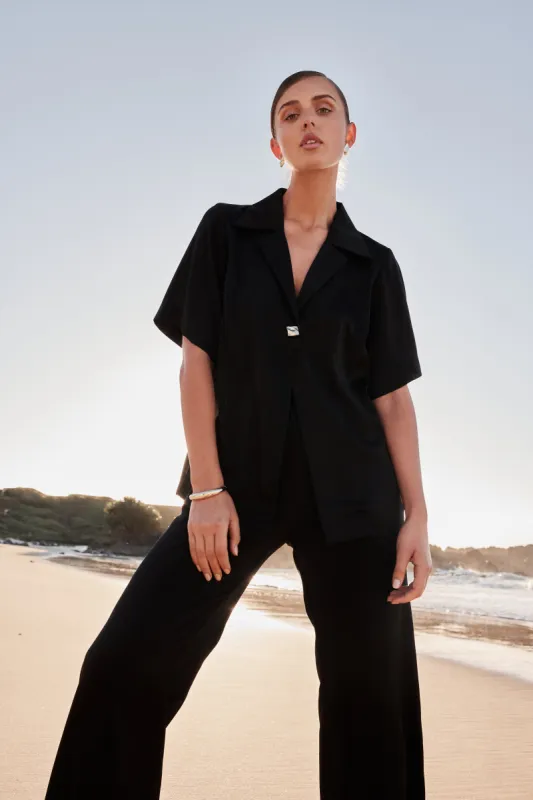 Nolan Pant (Black) sold by Runway Scout