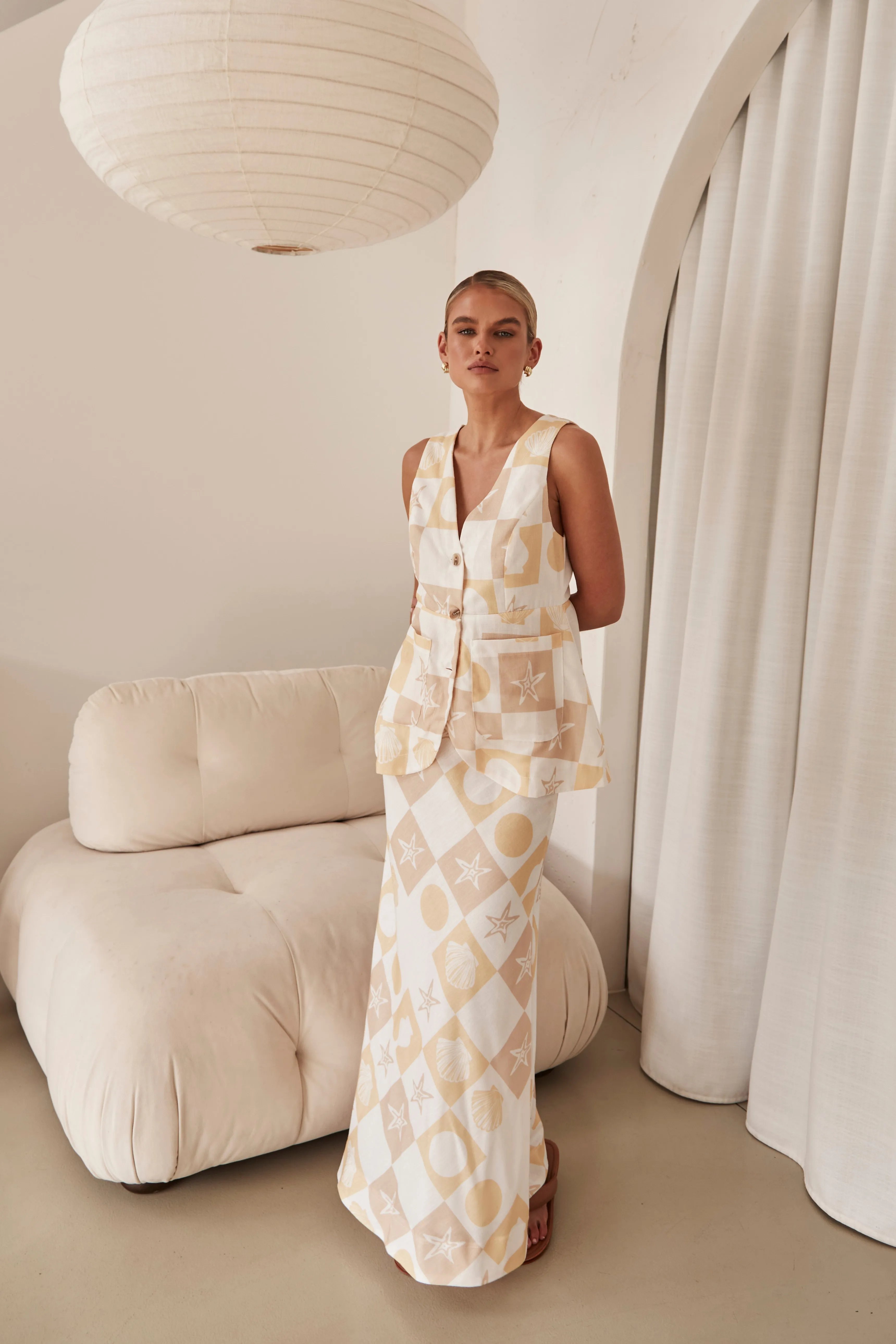 Ahri Maxi Skirt (Butter) sold by Runway Scout product image thumbnail 2