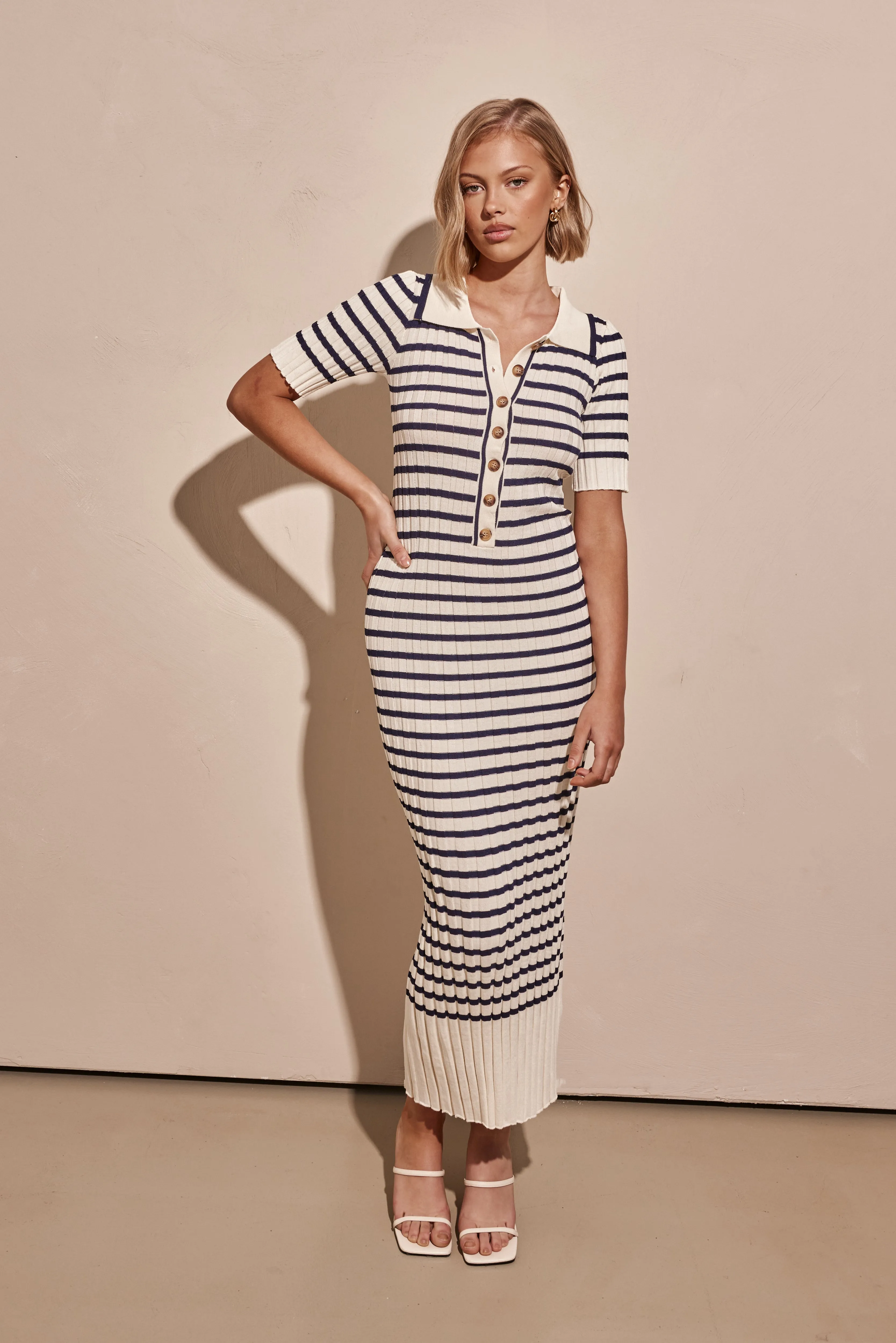 Hadley Knit Maxi Dress (Cream) sold by Runway Scout product image thumbnail 3