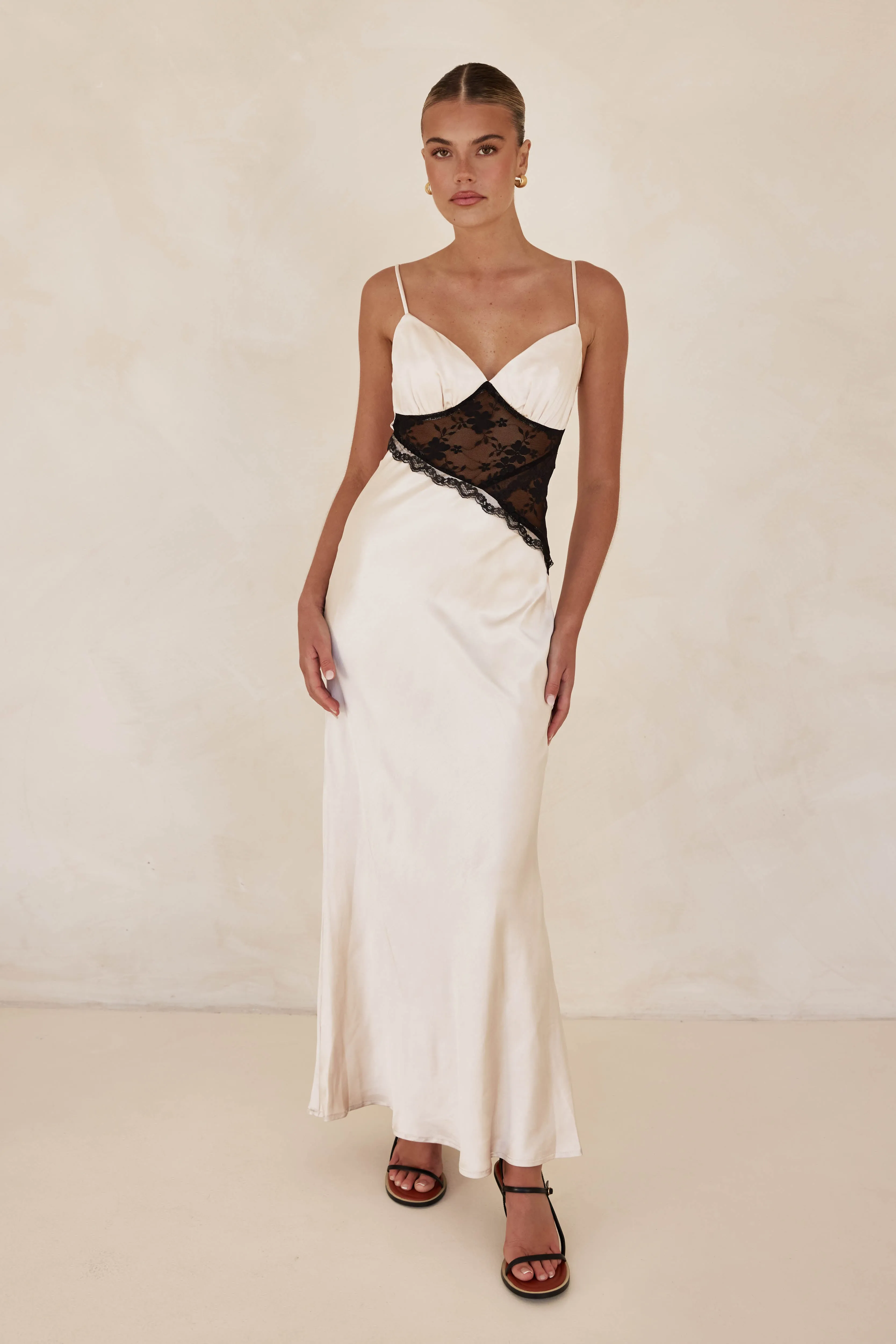 Eryn Maxi Dress (Champagne) sold by Runway Scout product image thumbnail 4