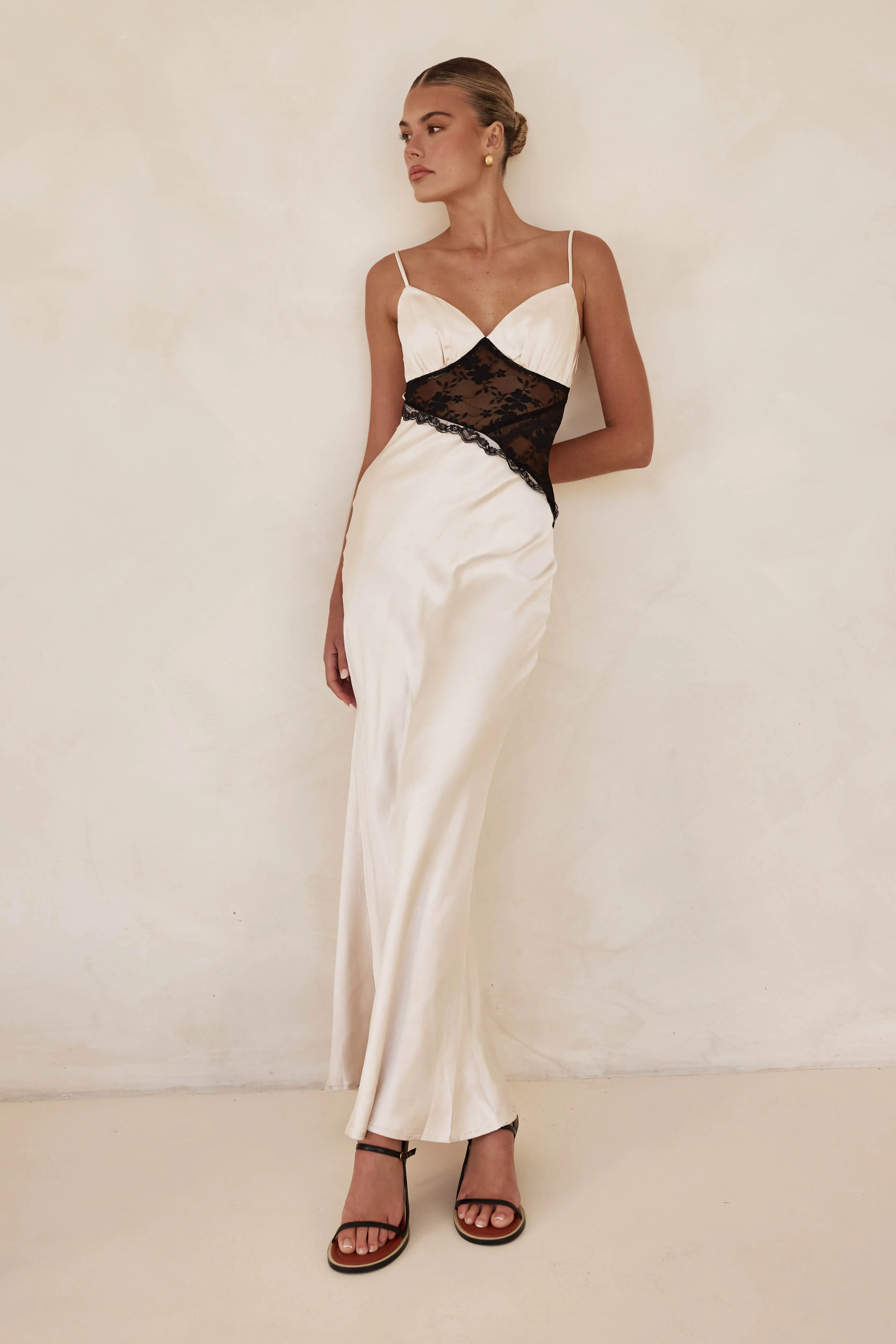 Eryn Maxi Dress (Champagne) sold by Runway Scout product image thumbnail 5