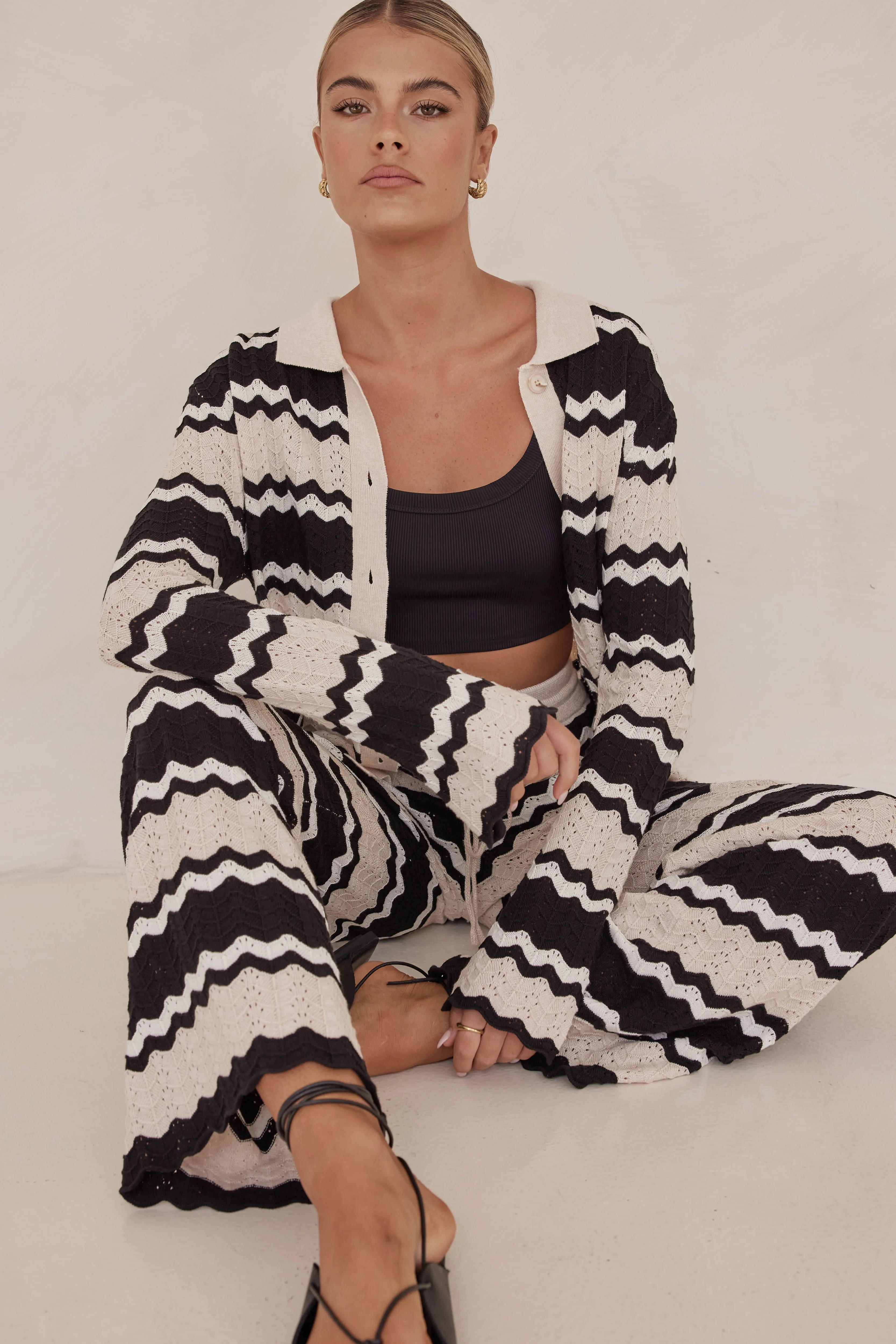 Lucca Knit Pant (Black) sold by Runway Scout product image thumbnail 4